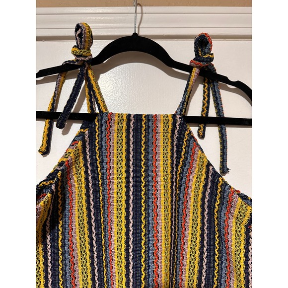 Madewell Vibrant Striped Tie-Strap Blouse - Picture 9 of 11